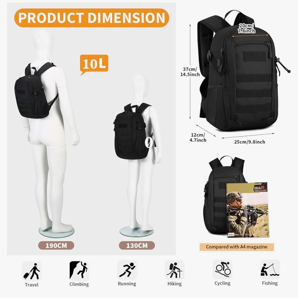 Mini Tactical Backpack - Picture 7 of 7